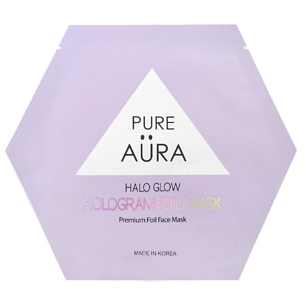 Halo Glow Hologram Foil Mask
