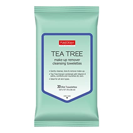 Tea Tree Makeup Remover Cleansing Towelettes 