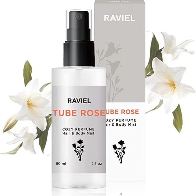 Tube Rose Cozy Perfume Hair & Body Mist Spray