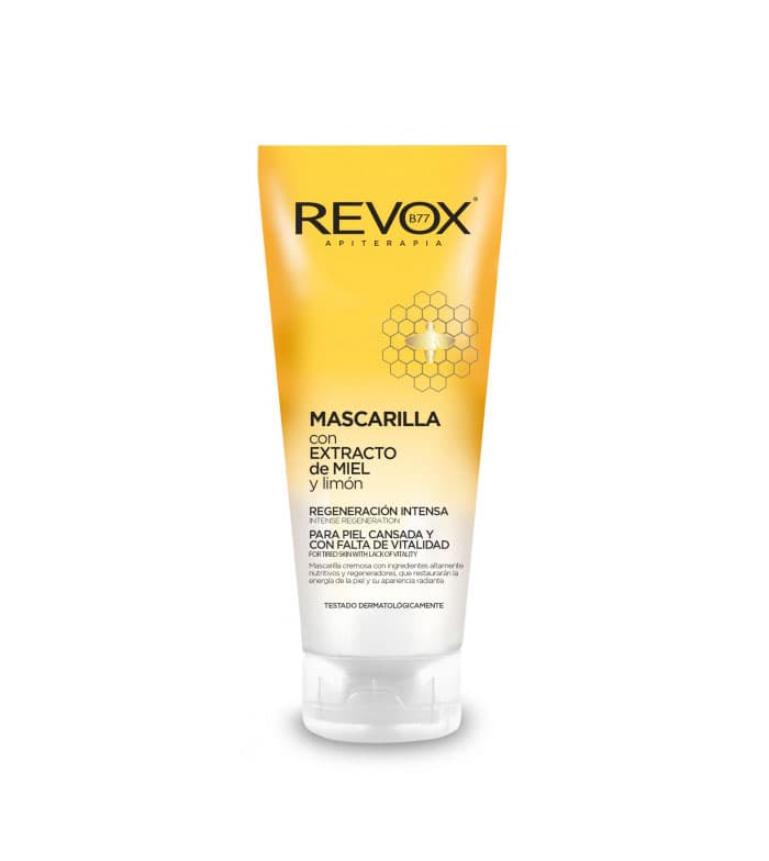 Mascarilla Facial con Extracto de Miel y Limón