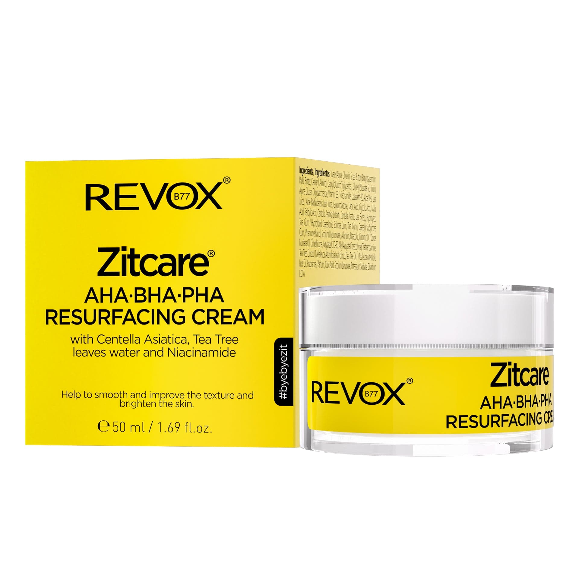 Zitcare AHA BHA PHA Resurfacing Cream