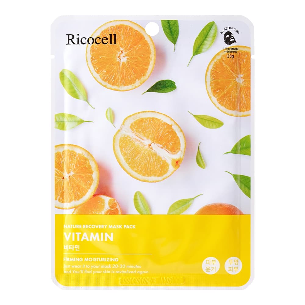 Nature Recovery Essence Sheet Mask Pack Vitamin