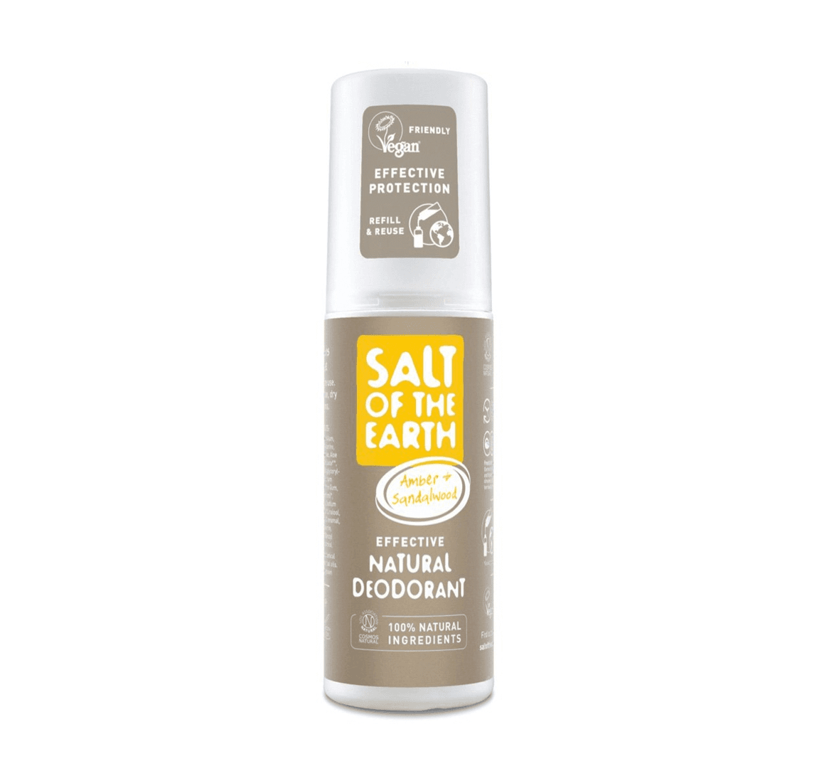Amber & Sandalwood Natural Deodorant Spray