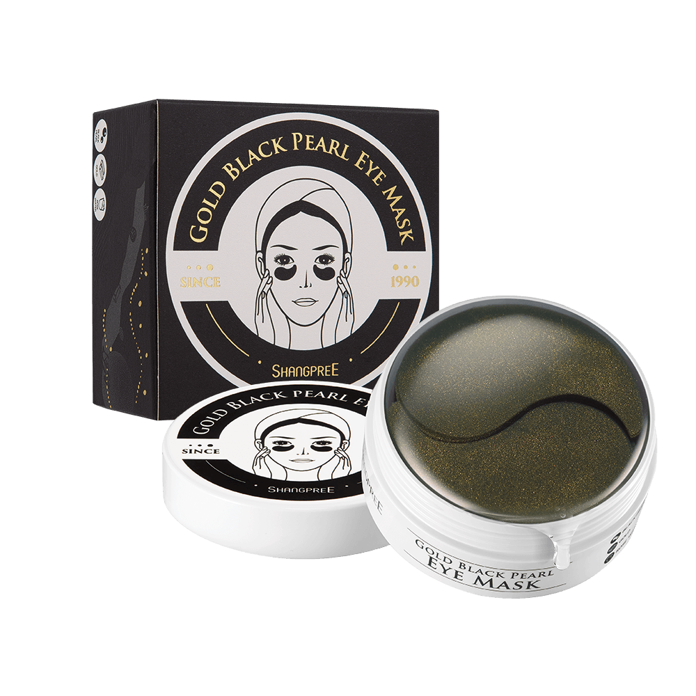 Gold Black Pearl Hydrogel Eye Mask