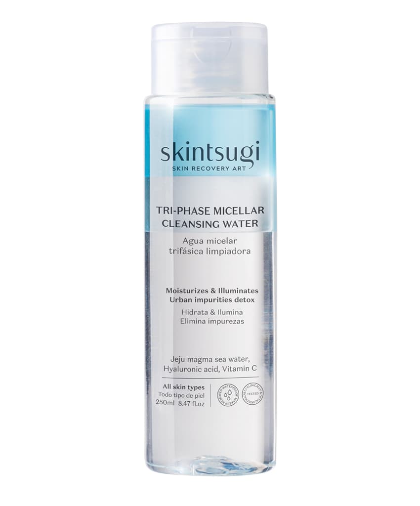 Tri-Phase Micellar Cleansing Water