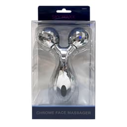 Chrome Face Massage Double Ball Roller