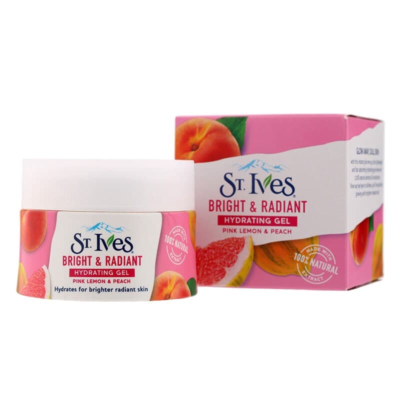 Bright and Radiant Pink Lemon & Peach Hydrating Gel