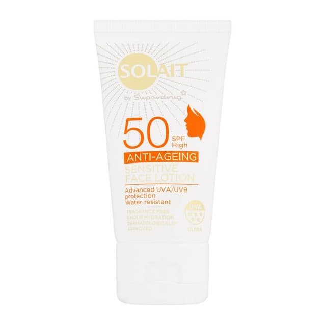Solait Anti-Ageing Sensitive Face Sun Cream SPF50