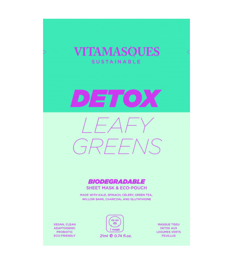 Detox Leafy Greens Biodegradable Sheet Mask