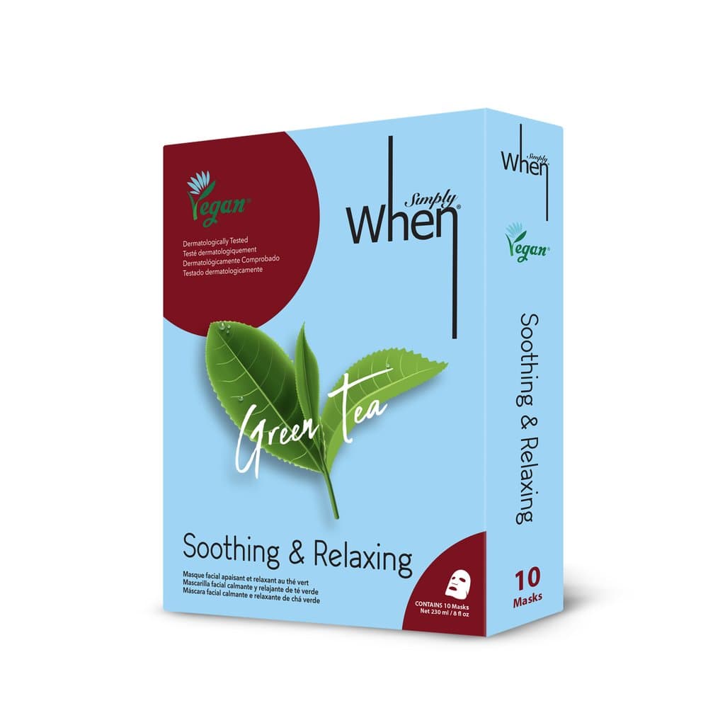 Simply When Vegan Green Tea Soothing & Relaxing Mask