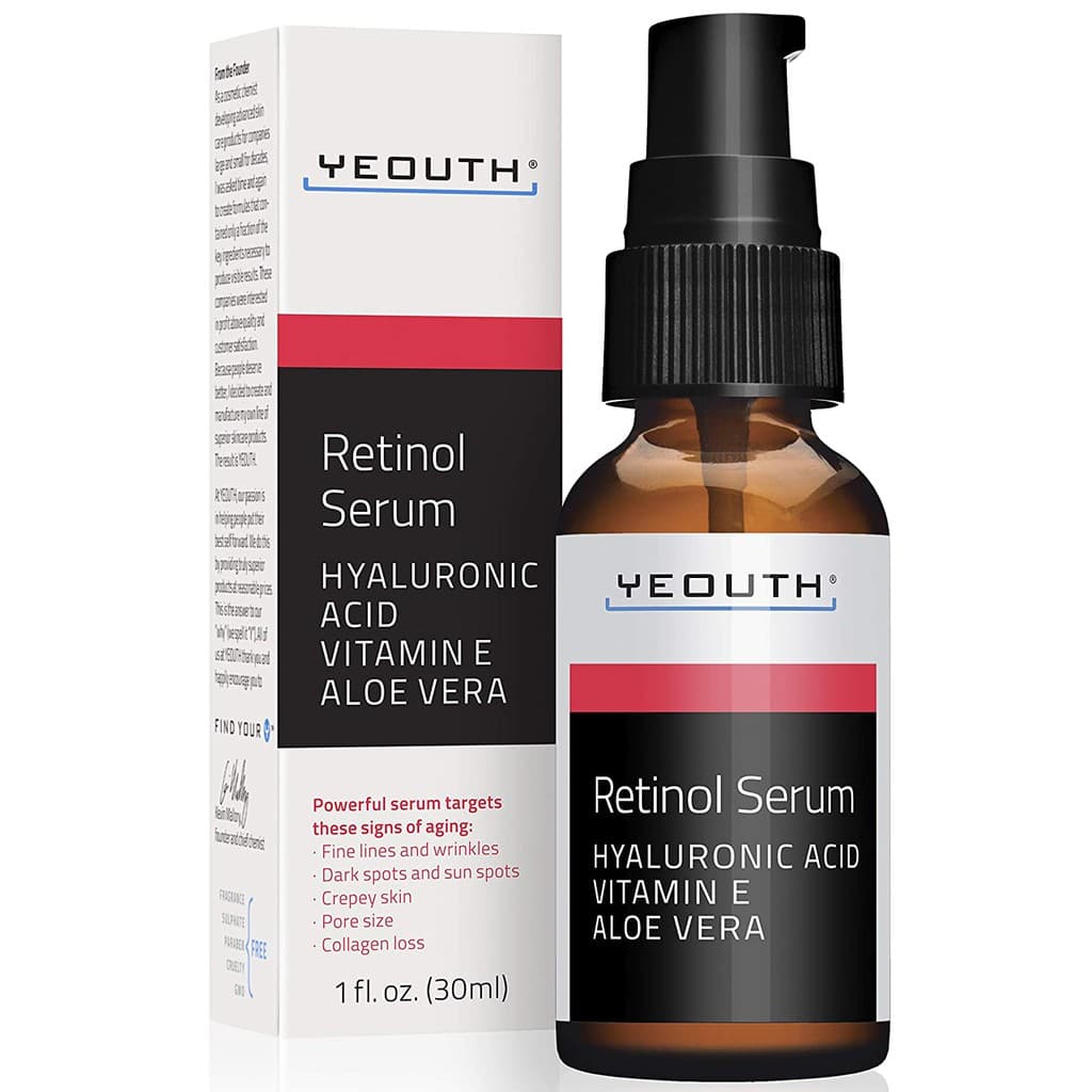 Retinol Serum Hyaluronic Acid Vitamin E Aloe Vera