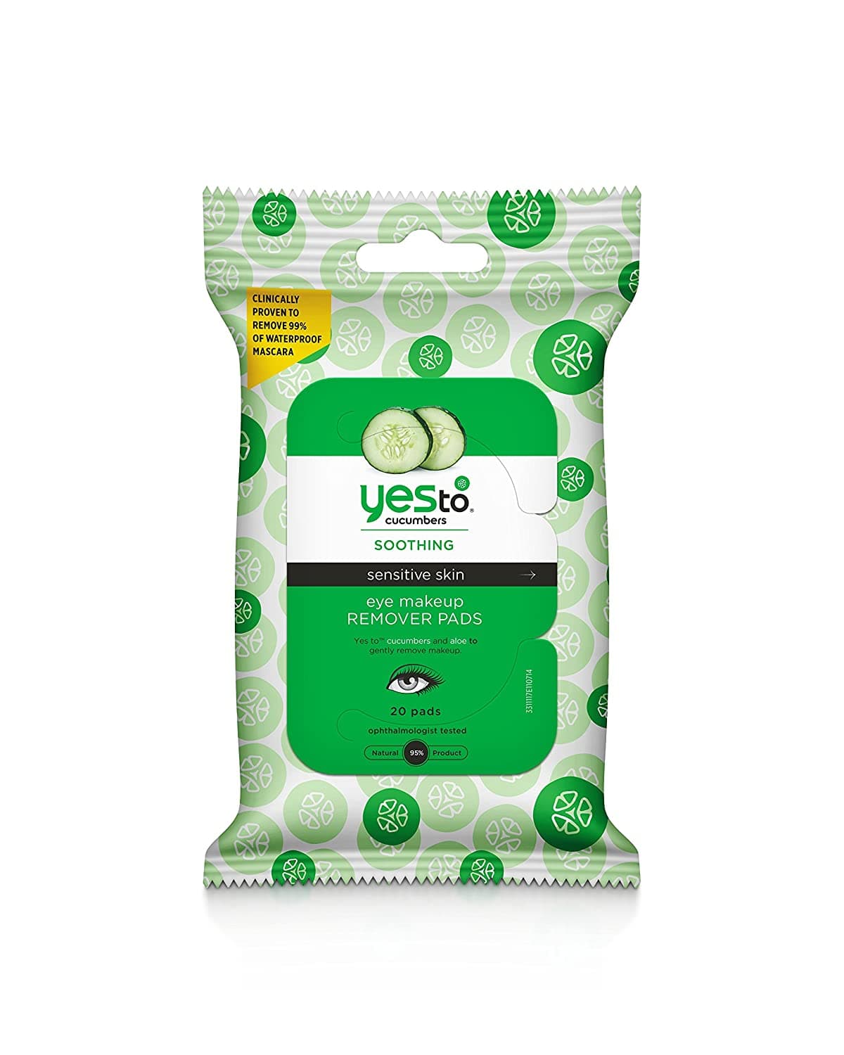 Cucumbers Eye Makeup Remover Pads