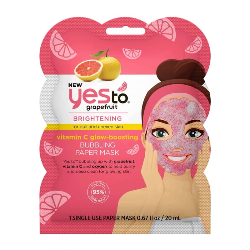 Grapefruit Bubbling Paper Mask
