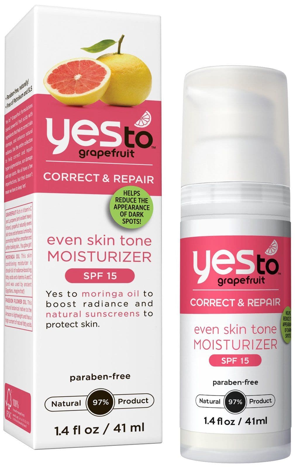 Grapefruit Even Skin Tone Moisturizer SPF 15