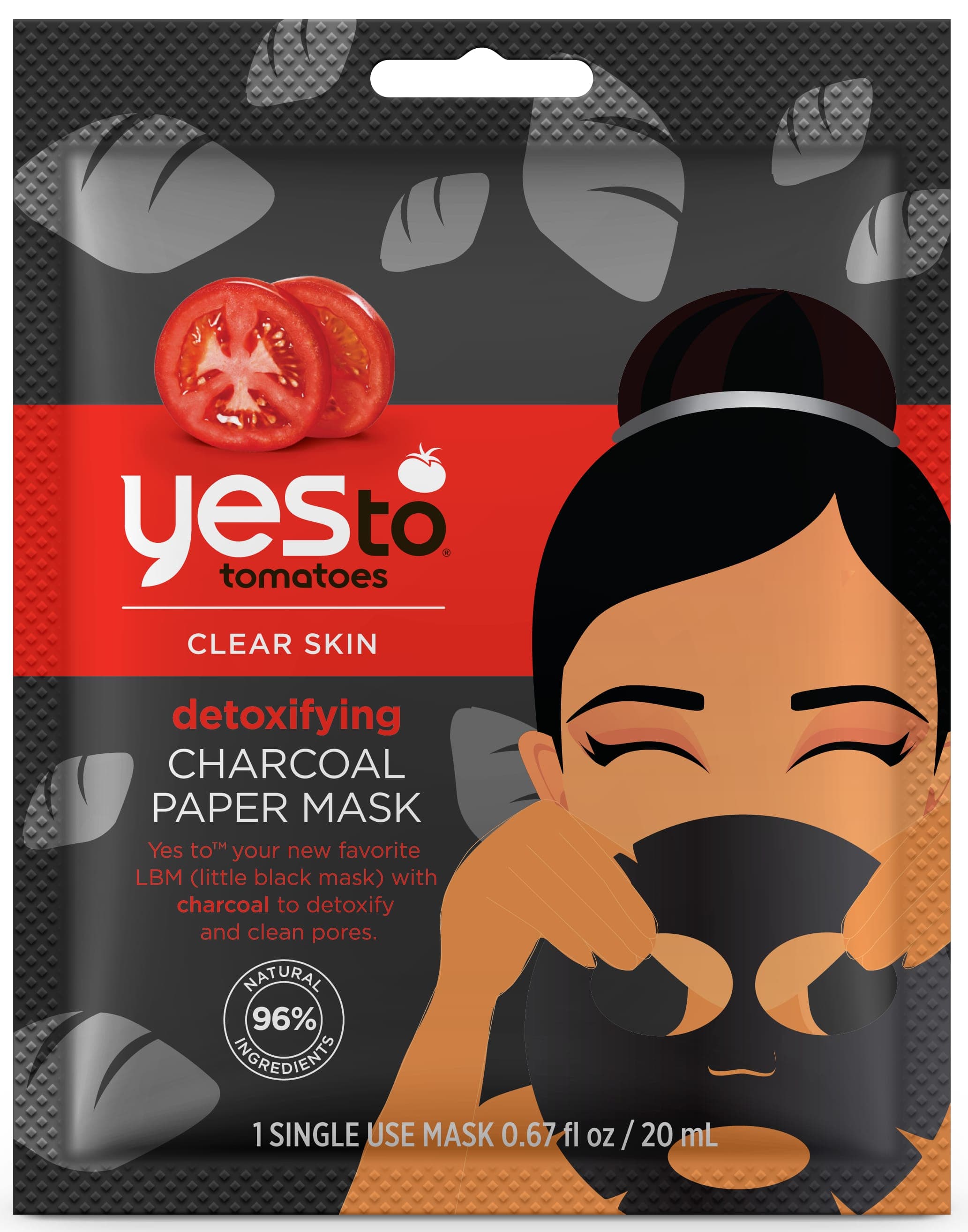 Detoxifying Charcoal Paper Mask