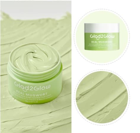 Real Mugwort Salicylic Acid Acne Control Clay Mask