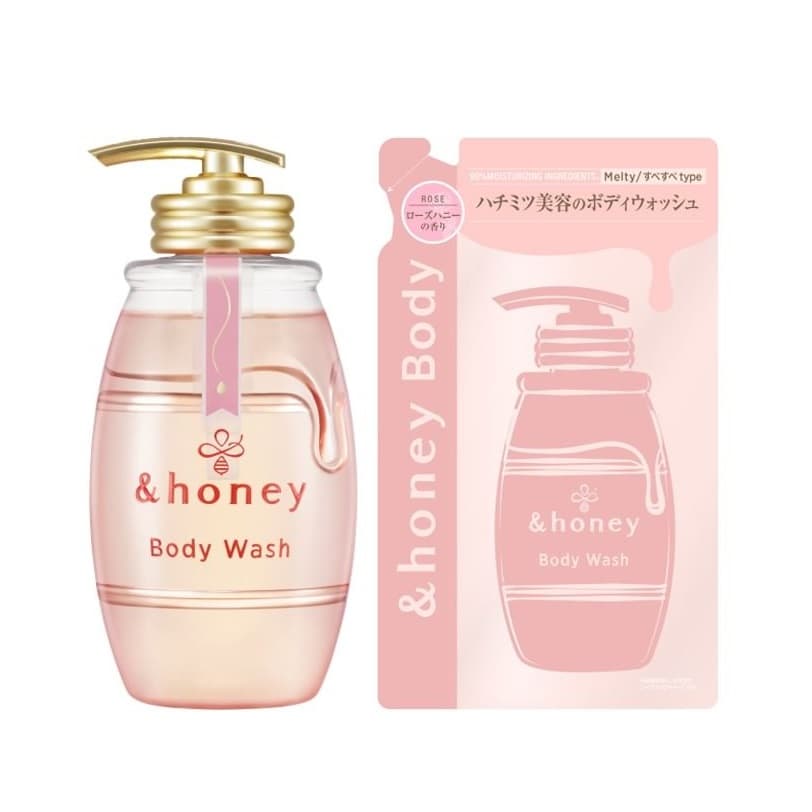 Pure Rose Honey Deep Moist Gel Body Wash