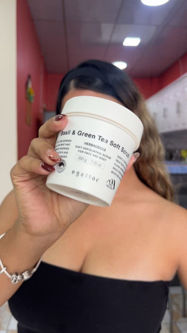EGATTOC Basil & Green Tea Soft Scrub - Herbaceous review photo by Romibravo
