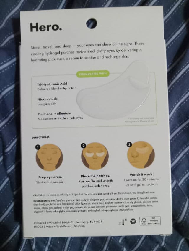 Hero Cosmetics Mighty Patch for Tired Eyes review photo by moonlite
