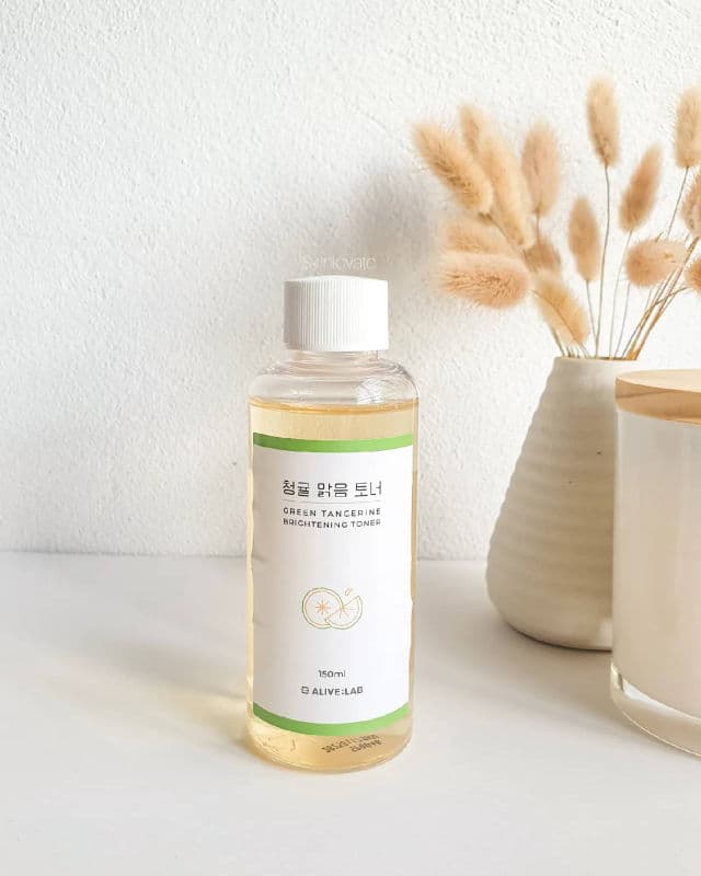 ALIVE:LAB Green Tangerine Brightening Toner review photo by skinlovate