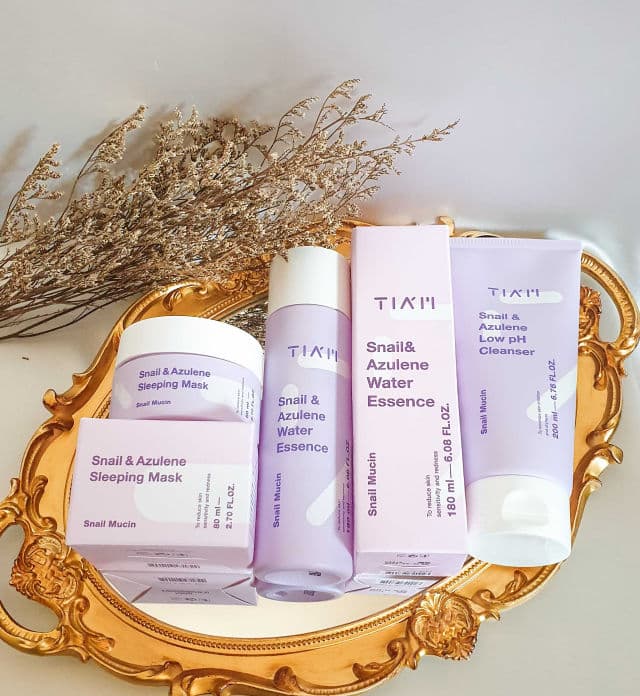 TIAM Snail & Azulene Sleeping Mask review photo by skinlovate
