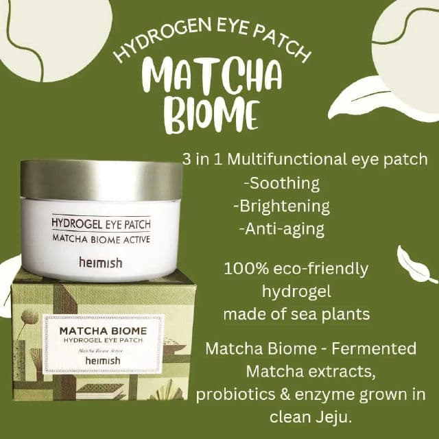 Heimish Matcha Biome Hydrogel Eye Patch review photo by Apweel