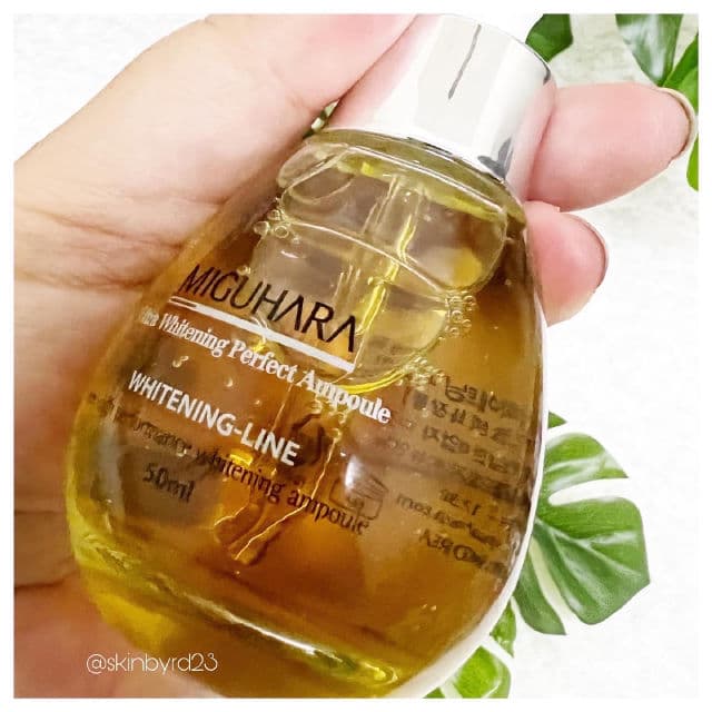 Miguhara Ultra Whitening Ampoule review photo by Skinbyrd