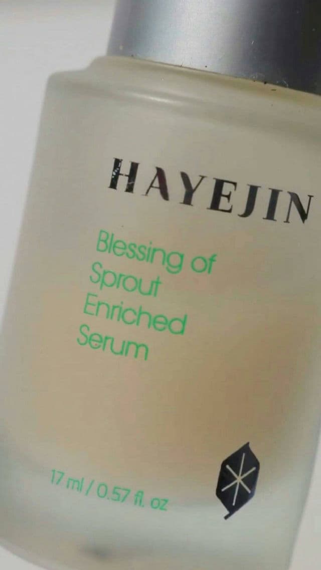 HAYEJIN Blessing of Sprout Enriched Serum review photo by syahnidaareo