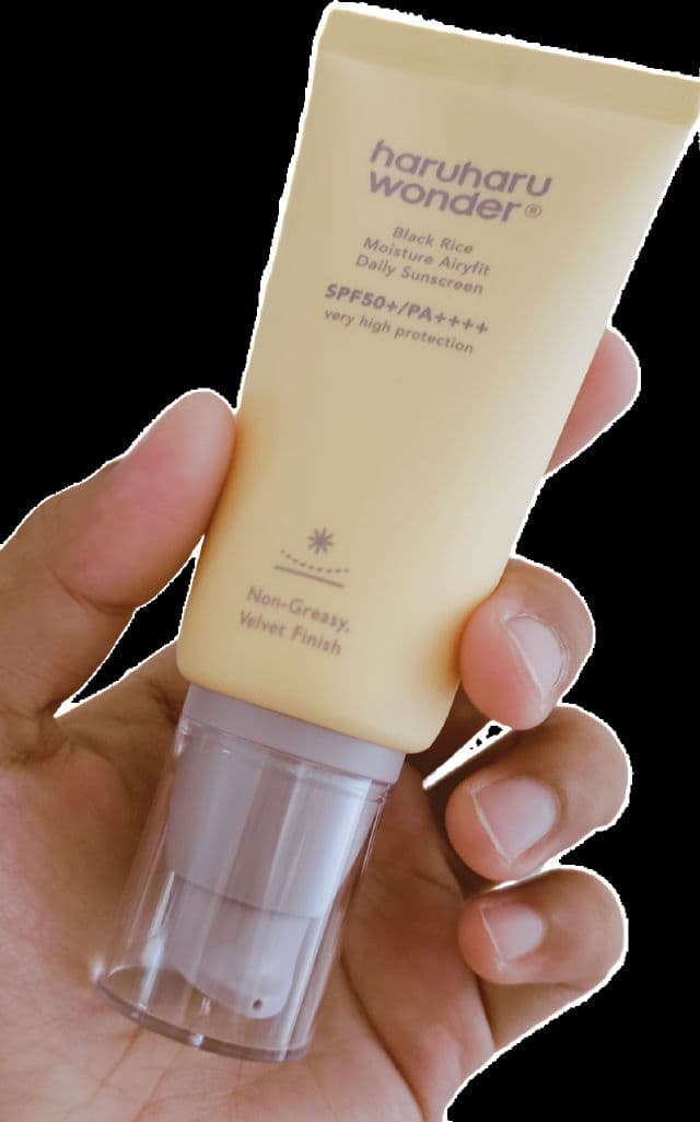 Black Rice Moisture Airyfit Sunscreen SPF50+/PA++++ product review