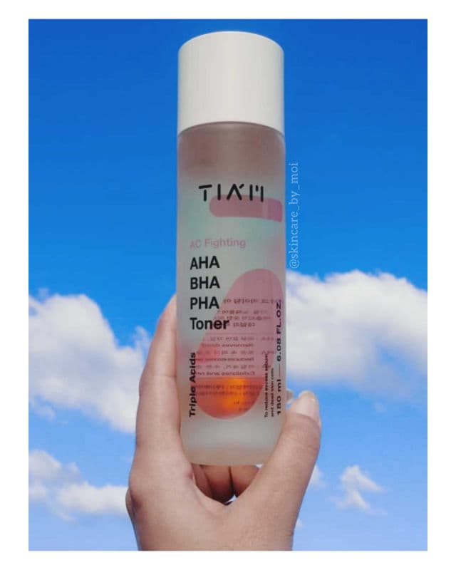 TIAM AC Fighting AHA BHA PHA Toner review photo by skincarebymoi
