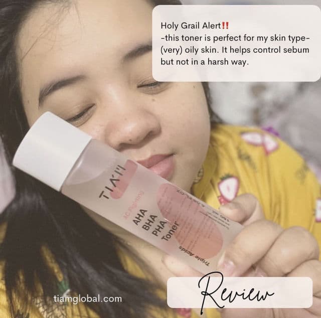 TIAM AC Fighting AHA BHA PHA Toner review photo by chweetsays