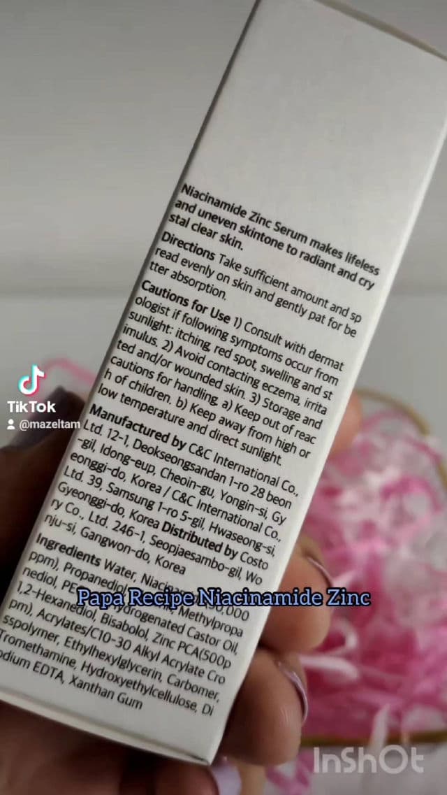 PAPA RECIPE Niacinamide Zinc Serum review photo by mazeltam