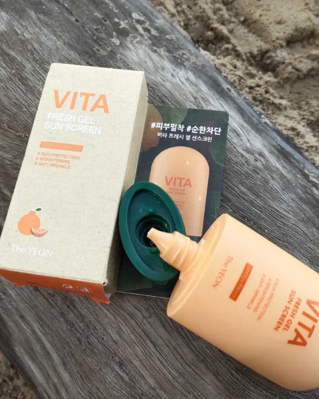 The Yeon Vita Fresh Gel Sun Screen SPF50+/PA+++ review photo by mazeltam