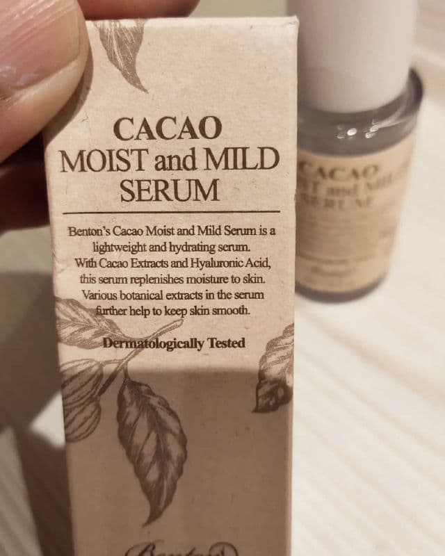 BENTON Cacao Moist and Mild Serum review photo by mazeltam