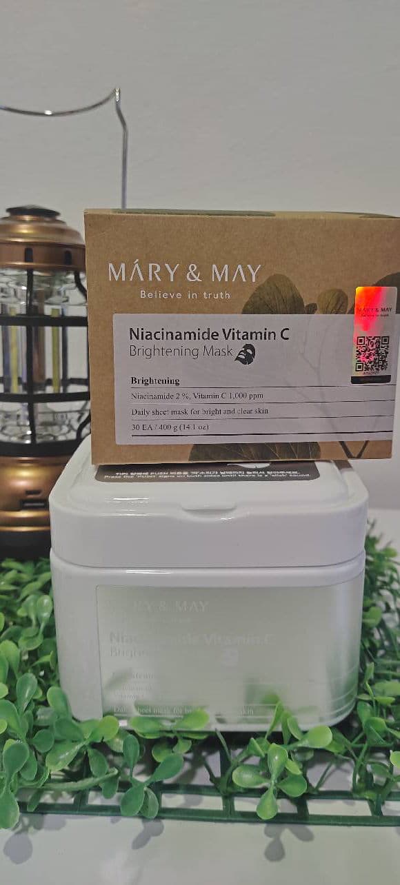 Mary&May Niacinamide Vitamin C Brightening Mask  review photo by mazeltam