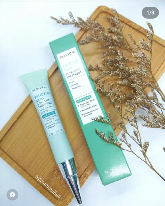 Skintific 2% Salicylic Acid Acne Spot Treatment Gel review photo by FrahNjhah
