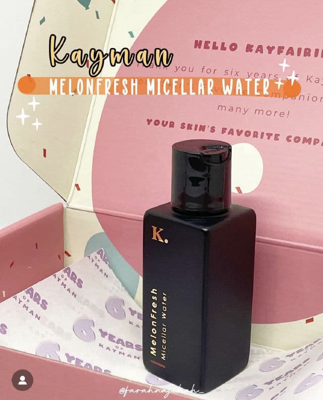 Kayman Beauty MelonFresh Micellar Water review photo by FrahNjhah