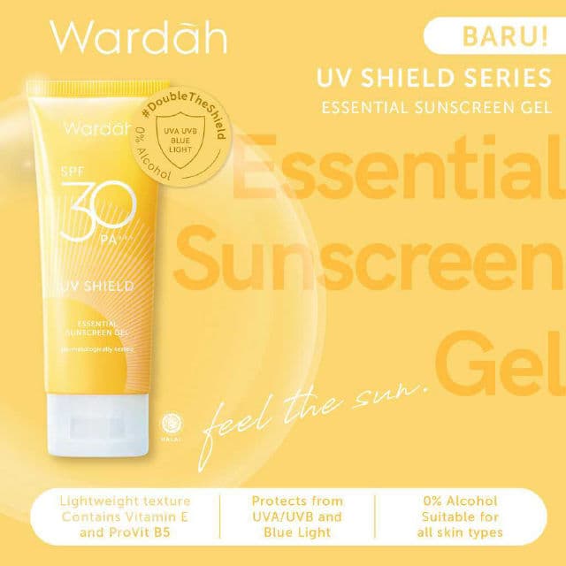Wardah UV Shield Essential Sunscreen Gel SPF 30 PA+++ review photo by askinsofr 