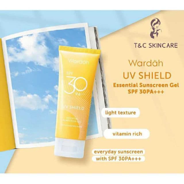 Wardah UV Shield Essential Sunscreen Gel SPF 30 PA+++ review photo by askinsofr 