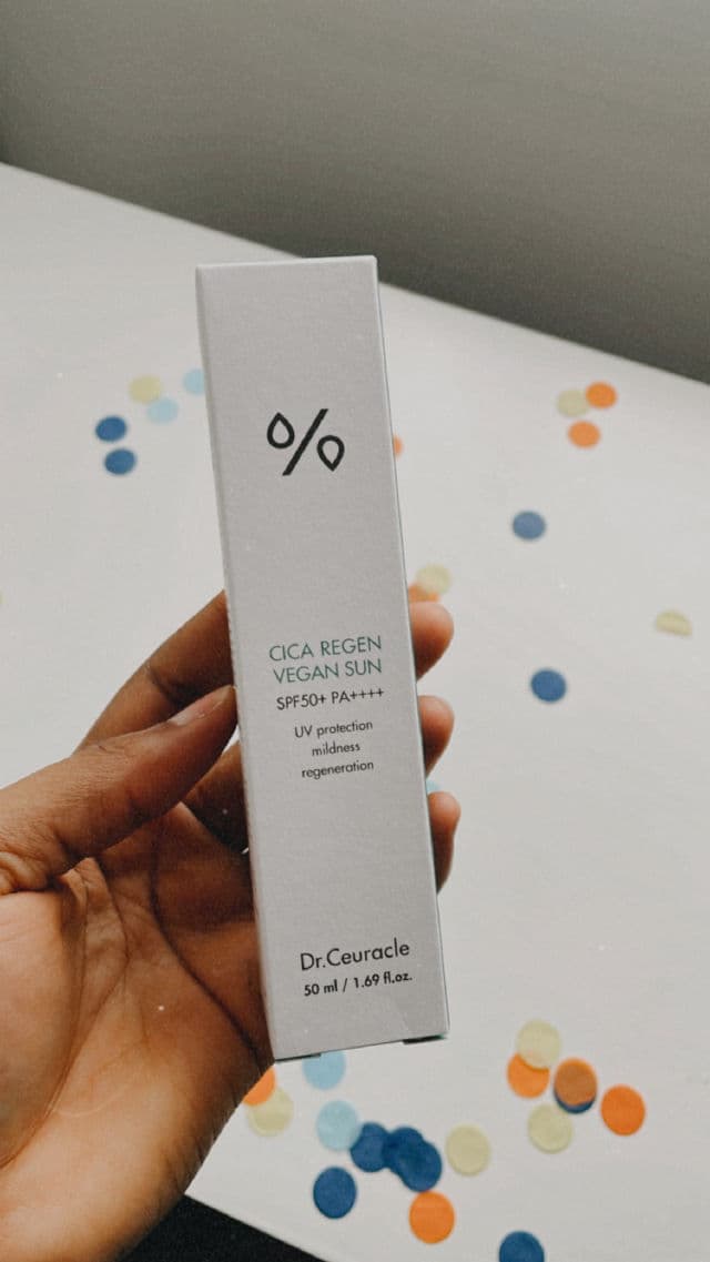 Cica Regen Vegan Sun SPF 50+ PA++++  product review