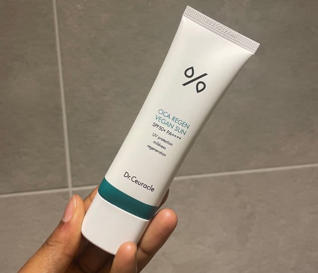 Cica Regen Vegan Sun SPF 50+ PA++++  product review