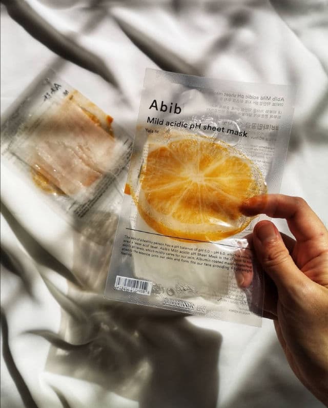 Abib Mild Acidic pH Sheet Mask Yuja Fit review photo by bubblyvivi
