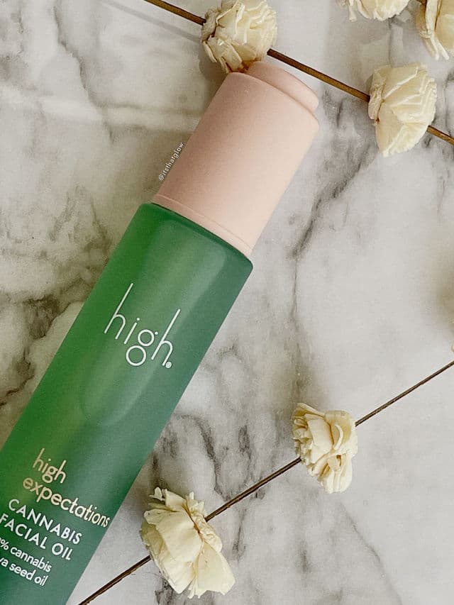 high High Expectations Cannabis Facial Oil review photo by glossoria