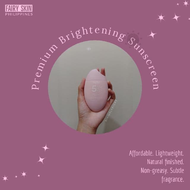 Fairy Skin Premium Brightening Sunscreen SPF50 PA+++ review photo by insanelysirius