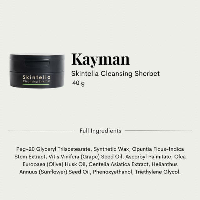 Kayman Beauty Skintella Cleansing Sherbet review photo by helloskincarejunkie