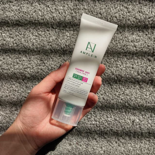 AMPLE:N Ceramide-Shot Barrier Sun Care SPF 50+ PA++++ review photo by SashaGrace