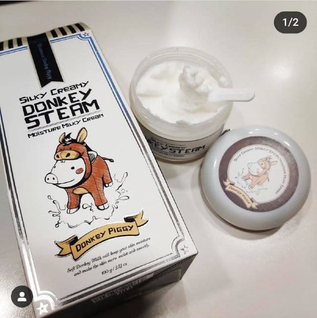 ELIZAVECCA Silky Creamy Donkey Steam Moisture Milky Cream review photo by marivi