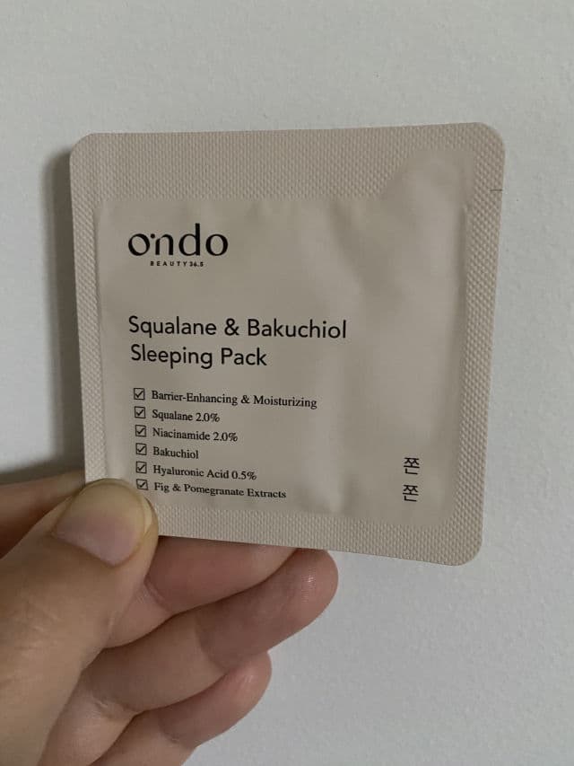 Ondo Beauty 36.5 Squalane & Bakuchiol Sleeping Pack review photo by carolesleo86