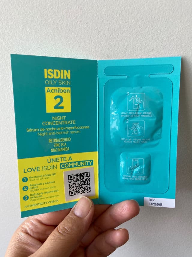 ISDIN Acniben Night Concentrate Anti-Imperfecciones review photo by carolesleo