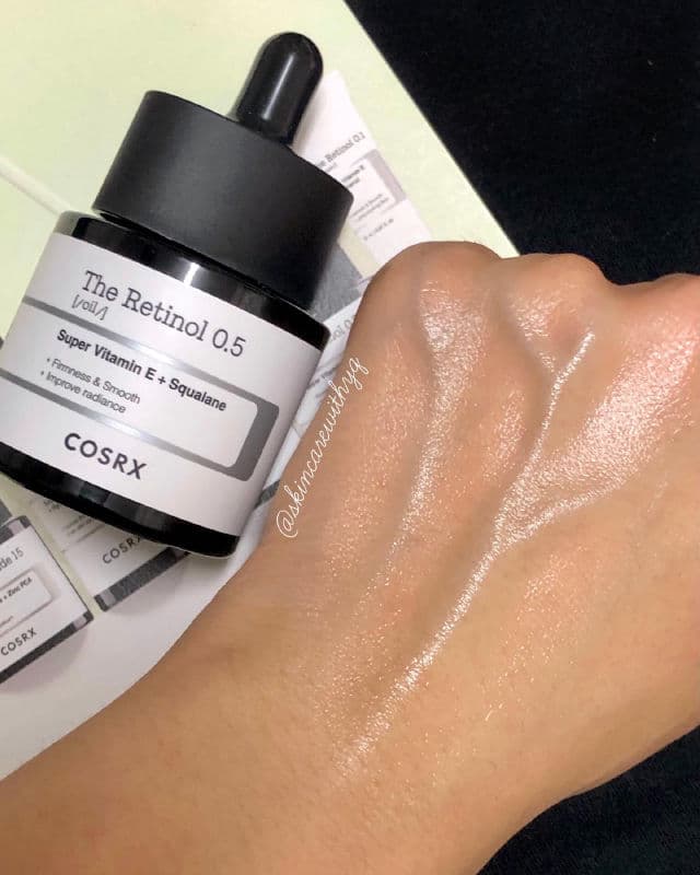 COSRX The Retinol 0.5 Serum review photo by skincarewithyq